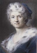 Rosalba carriera Self-Portrait as Winter painting